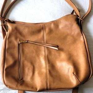 Brown leather purse/backpack